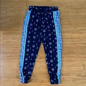 Justice Brand Girls Jogger Style Pants 6/7